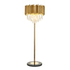 Stylish Gold and White Touch Metal Floor Lamp