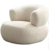 Modern Startling Fabric Cozy White Sofa - Lixra
