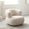 Modern Startling Fabric Cozy White Sofa - Lixra