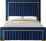 Modern Light Luxurious Velvet Fabric Bed / Lixra