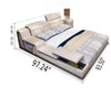 Elementary And Classic Modern Leather Bed - Lixra