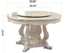 Matte Finish Beautifully Crafted Marble Top Dining Table - Lixra