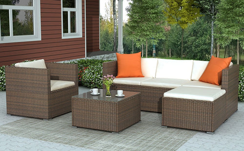 Modern Style Delectable Rattan Outdoor Sofa Set - Lixra