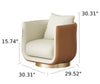 Chic And Luxurious Wooden Accent Chair
