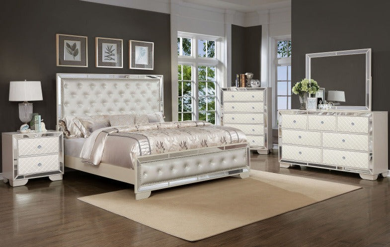 Contemporary Design Outstanding Royal Bedroom Set-Lixra