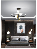 Flush Mounted Aluminum Modern Chandelier / Lixra