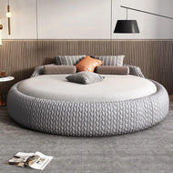 Sophisticated Designed Leather Round Bed / Lixra