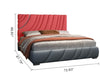 Magnificent Design Splendid Cozy Leather Bed / Lixra