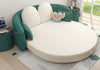 Light Luxury Multi-Functional Futuristic Design Round Sofa Bed-Lixra