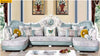 Luxurious Royal Look Magnificent Fabric U-Shaped Sofa / Lixra