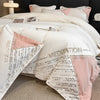 Pure Luxury Cotton Embroidered Flat and Fitted Bedding Set/Lixra