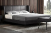 Luxurious Elementary Design Comfy Leather Bed / Lixra