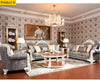 Antique Style Lavish Planned Comfy Fabric Sofa Set / Lixra