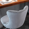 Modern Design Velvet Upholstered Splendid High Raised Stool / Lixra