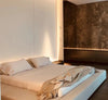 Contemporary Trailblazing Design Comfy Fabric Bed / Lixra