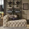 Resplendent Button Tufted Comfy Fabric Upholstered Sectional Sofa / Lixra