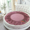 Velvet Fabric Round Bedsheet And Pillow Cover / Lixra