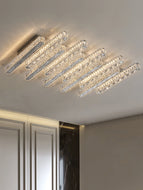 Crystal Semi-Flush Mounted Ceiling Light / Lixra