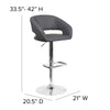 Modern Plan Delicate Leather High-Raised Chairs / Lixra