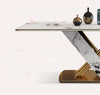 Magnificent Design Marble Top Sumptuous Dining Table Set / Lixra