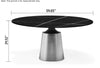 Modern Lavish Creative Look Marble Top Dining Table / Lixra