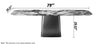 Classical Light Luxury Rectangular Marble-Top Dining Table / Lixra