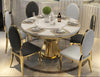 Fine Furnished Desirable Modern Round Shaped Dining Table Set - Lixra