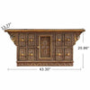 Beautifully Crafted Antique Style Wooden Aesthetic TV Stand - Lixra