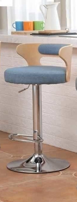 Contemporary Style Cozy Fabric Cushion Splendid Bar Chair-Lixra
