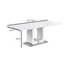 Luxotic Expendable Dining Table With Stainless Steel Base / Lixra