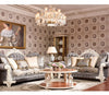 Antique Style Lavish Planned Comfy Fabric Sofa Set / Lixra