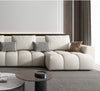 L-Shape Modern Magnificent Comfy Leather Sectional Sofa-Lixra