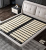 Luxurious Contemporary Design Splendiferous Comfy Leather Bed / Lixra