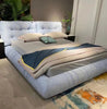 Exquisite Button Tufted Design Velvet Upholstered Appealing Bed / Lixra