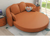 Light Luxury Multi-Functional Futuristic Design Round Sofa Bed-Lixra