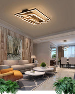 Luxurious Wooden Semi-Flush Mount Ceiling-Light / Lixra