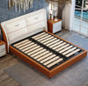 Contemporary Moderate Design Exclusive Comfy Leather Bed / Lixra