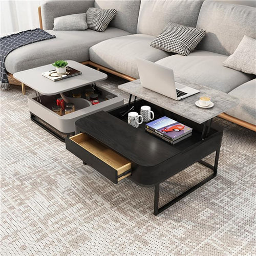 Modern Sumptuous Wooden Lift-able Coffee Table / Lixra