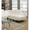 Contemporary Design Luxurious Faux Leather Sectional Sofa / Lixra