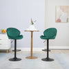 Set Of 2 Sumptuous Adjustable High Raised Stools With Backrest And Footrest / Lixra