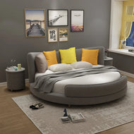 Luxurious Design Contemporary Fabric Round Bed / Lixra