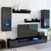 High Gloss Wall Mounted Luxurious TV Cabinet Set / Lixra