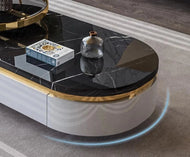 Magnificent Marble Finish Coffee Table / Lixra