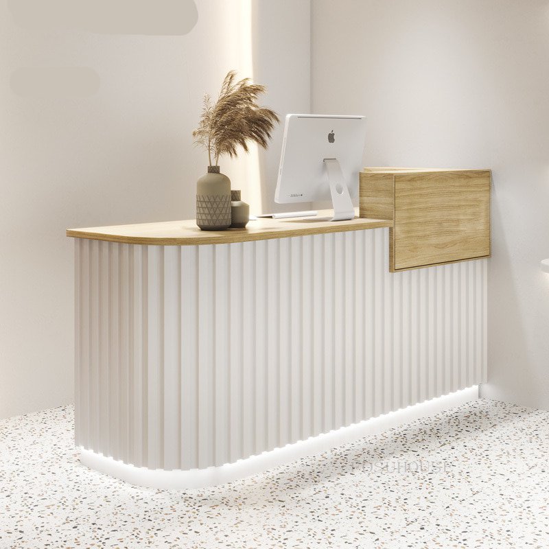 Lavish Design Wooden Top Office Reception Desk – Lixra.com
