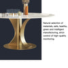 Slate Dining Table Turntable Designer Creative Light Luxury Modern Minimalist Household Bright Pandora Marble Round Table