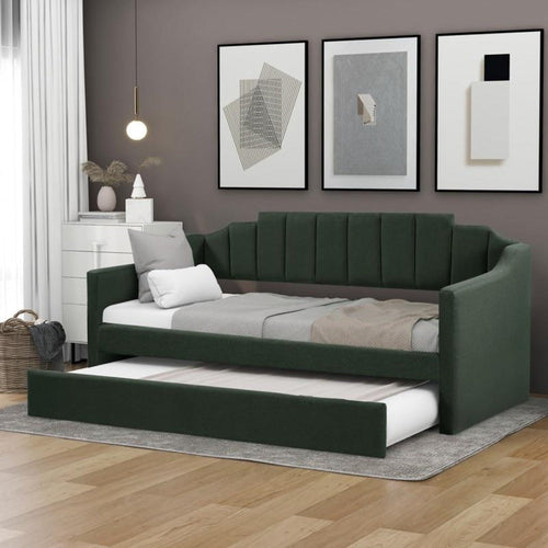 Modern Style Stunning Wooden Fabric Sofa Bed - Lixra