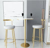 Luxurious Golden Polished Multipurpose Fabric Finish High Raised Chairs / Lixra