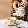 Opulant Flower Printed Design Tea-Pot Set / Lixra