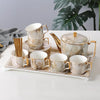 Luxurious Design Porcelain Opulant Tea-Pot Set / Lixra