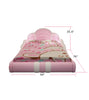 Modern Endearing Comfy Leather Palatial Kids Bed - Lixra